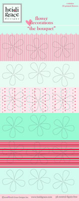 Heidi Grace - The Wildflowers - Plastic Flower Decorations  (sold in 3's)